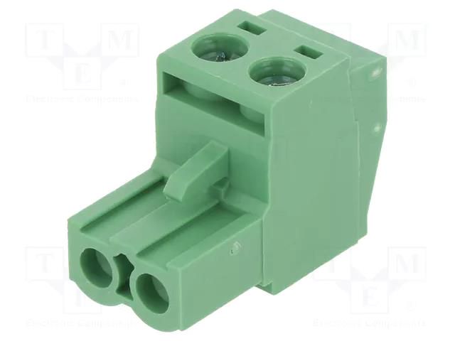 Pluggable terminal block; 5mm; ways: 2; straight; plug; female DEGSON ELECTRONICS 2EDGKT-5.0-02P