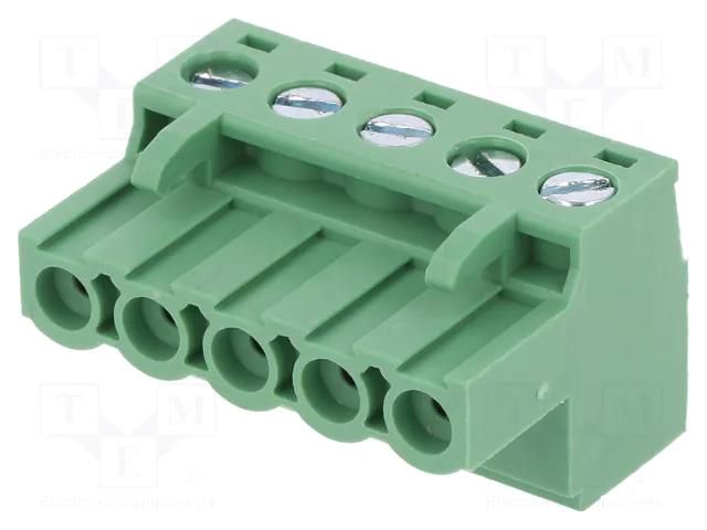 Connector: pluggable terminal block; plug; female; 2EDGKF; 20A DEGSON ELECTRONICS 2EDGKF-5.08-05P