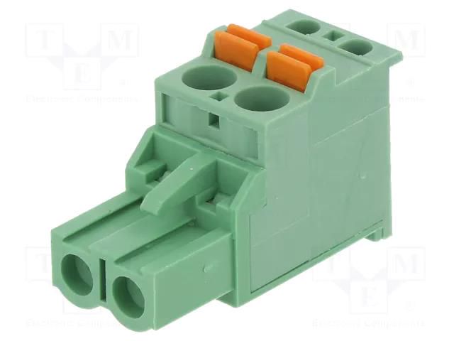 Connector: pluggable terminal block; plug; female; 2EDGKDA; 20A DEGSON ELECTRONICS 2EDGKDA-5.08-02P