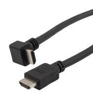 HDMI 2.1 CABLE, M/RA-DOWN-M, LSZH, BLK, 1.0M 52AK0503 HD21ZRAD-MM-BLK-1M