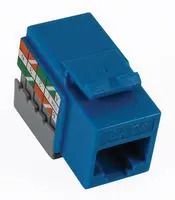 CONNECTOR, MODULAR JACK, 8P8C, IDC, BLUE 20-3426-BL