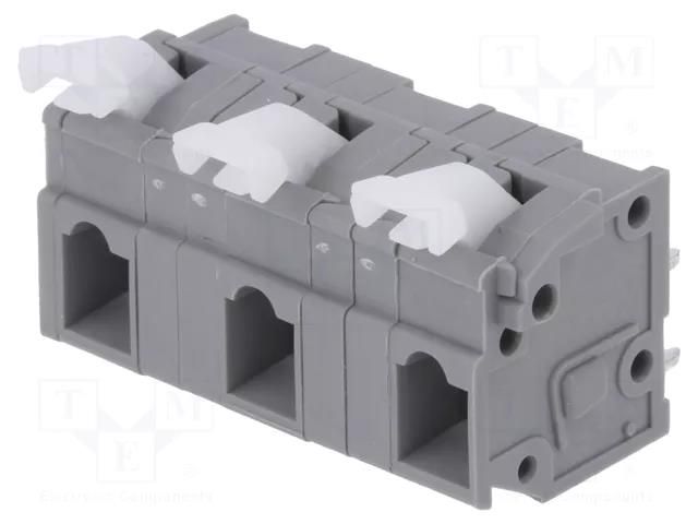 Connector: PCB terminal block; terminal; 15A; 300V; straight; grey DEGSON ELECTRONICS DG242V-10.0-03P