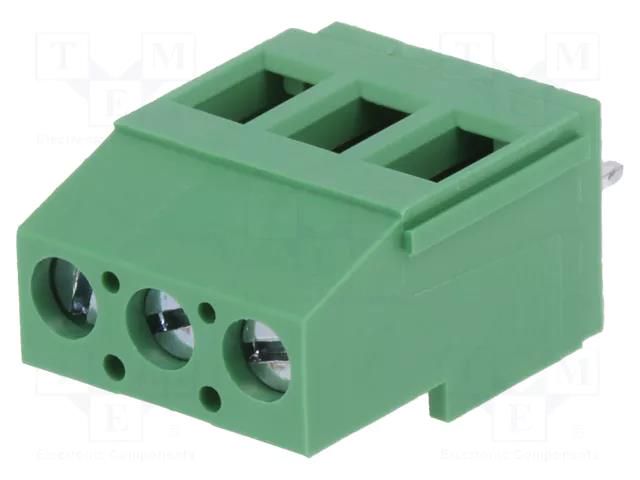 PCB terminal block; angled 90°; 5mm; ways: 3; on PCBs; 2.5mm2; 20A DEGSON ELECTRONICS DG129-5.0-03P-14