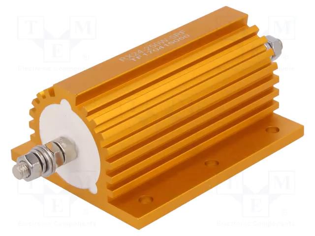 Resistor: wire-wound; with heatsink; screw; 5Ω; 250W; ±1%; 50ppm/°C SR PASSIVES AHP250W-5RF