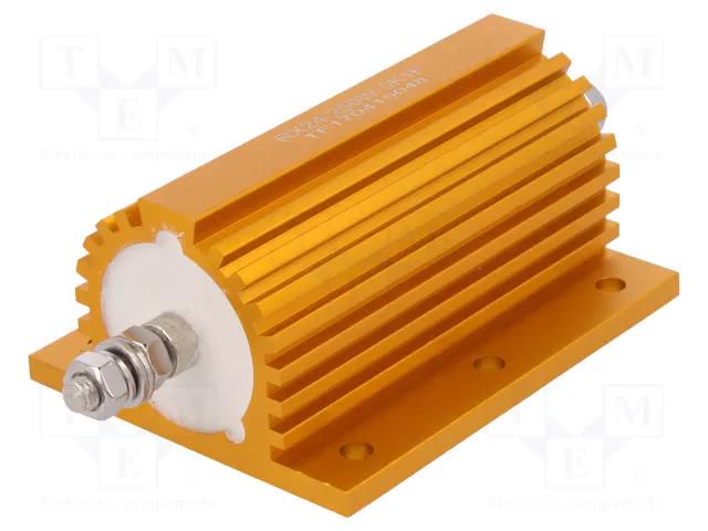 Resistor: wire-wound; with heatsink; screw; 5.1kΩ; 250W; ±1% SR PASSIVES AHP250W-5K1F