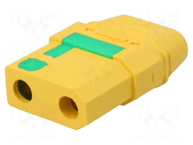 Connector: DC supply; plug; XT90; female; PIN: 2; not sparkling AMASS XT90S-F