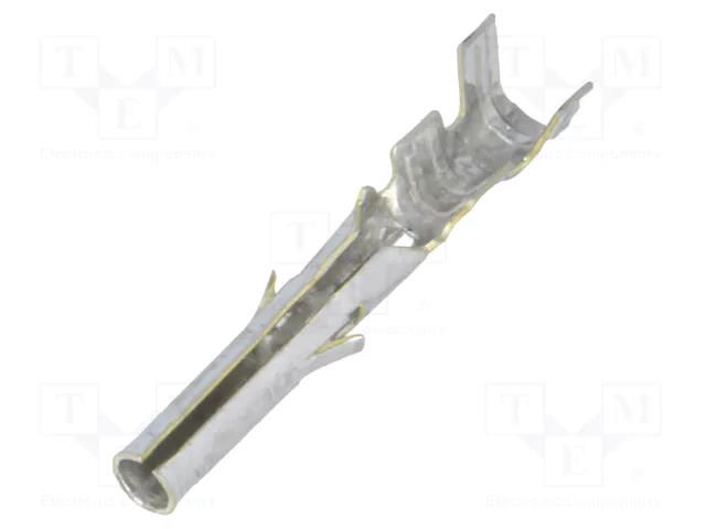 Contact; female; tinned; 24AWG÷18AWG; bulk; for cable; 3.68mm MOLEX MX-02-06-1103