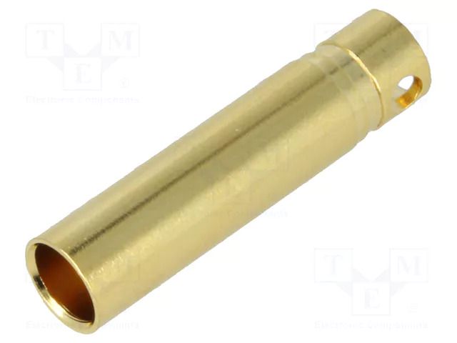 Connector: 4mm banana; socket; 32A; non-insulated; 1.2mΩ; 12AWG AMASS GC4010-F