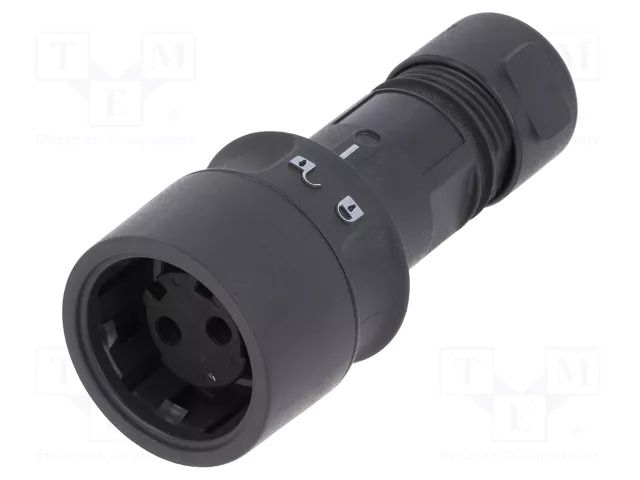 Connector: circular; plug; female; PIN: 2; 16A; 277V; Buccaneer 6000 BULGIN PXP6010/02S/ST/5-7