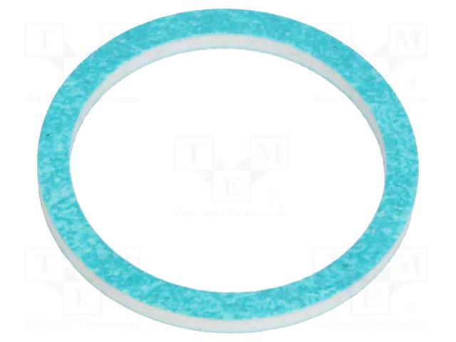 Gasket; composite; Thk: 1.5mm; Øint: 18.6mm; Øout: 22.5mm; PG11 HUMMEL HUMMEL-1325110020