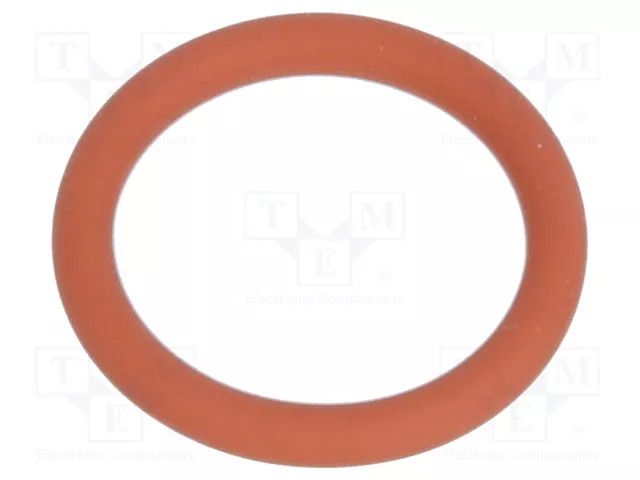O-ring gasket; VMQ; Thk: 2mm; Øint: 13mm; NPT3/8"; red; -60÷250°C HUMMEL HUMMEL-1321380079