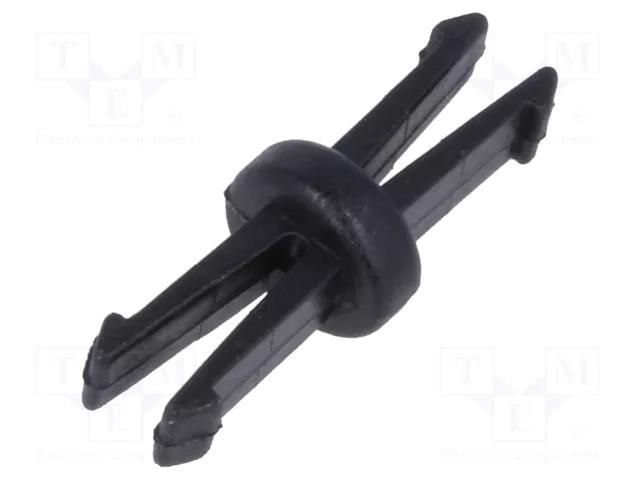 Assembly pins; black; plastic DF ELECTRIC 480005