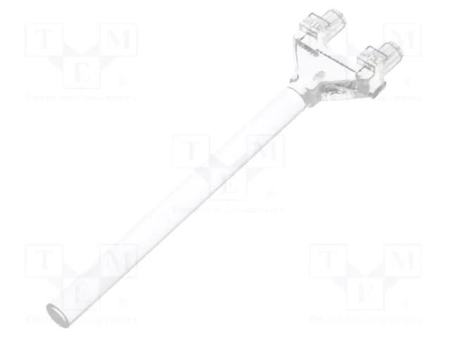 Fiber for LED; Ø: 3mm; L: 45mm; round; Front: flat MENTOR 1275.1003