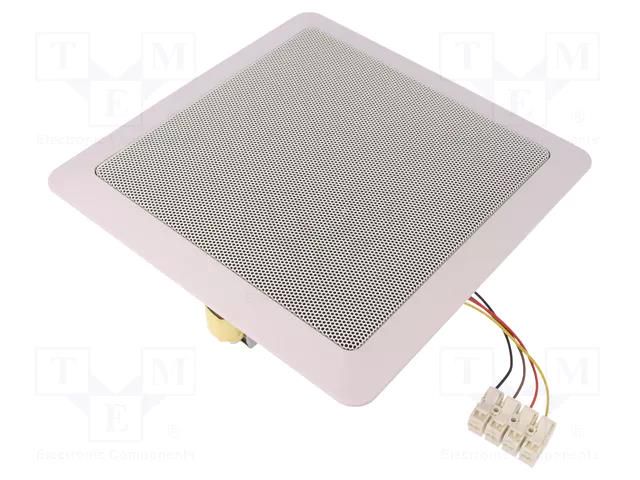 Loudspeaker; ceiling mount,general purpose,waterproof; 40W; 8Ω VISATON VS-DL18/2-SQ