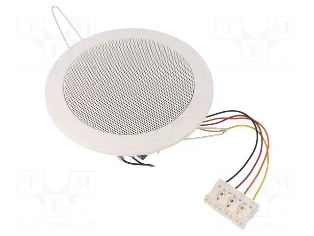 Loudspeaker; ceiling mount,general purpose,waterproof; IP54 VISATON VS-DL-10-100V