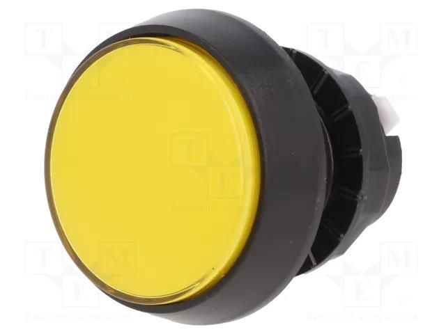 Switch: push-button; Pos: 2; SPDT; 10A/250VAC; ON-(ON); Illumin: LED HIGHLY ELECTRIC VAQ-9-10-24-Y