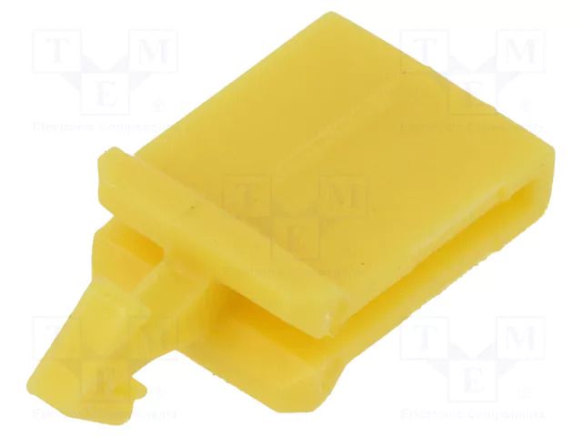 Secondary lock; push-in; Body: yellow; polyamide; yellow; UNIVAL MTA MTA-LOCK
