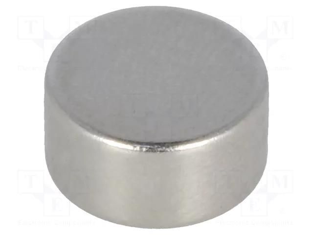 Magnet: permanent; neodymium; NdFeB; Ø10x5mm; 350mT ASSEMTECH MMSN10/5