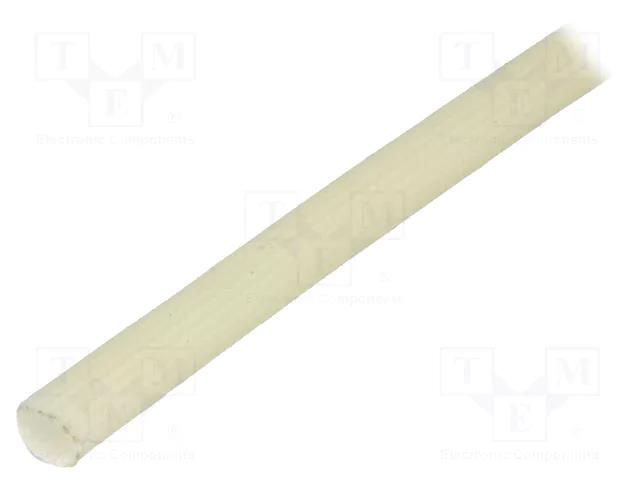 Insulating tube; fiberglass; -25÷155°C; Øint: 3mm; 5kV/mm; reel ZDIII OSPU-3.0