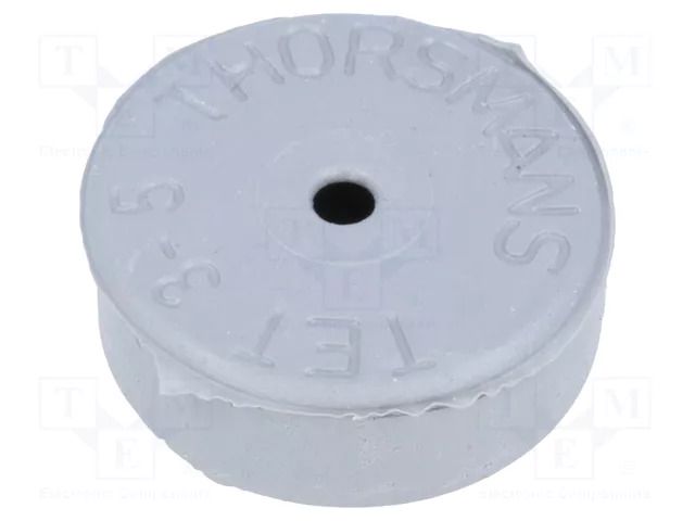 Grommet; with bulkhead; Ømount.hole: 13mm; EPDM; grey; Size: M12 SCHNEIDER ELECTRIC IMT36179
