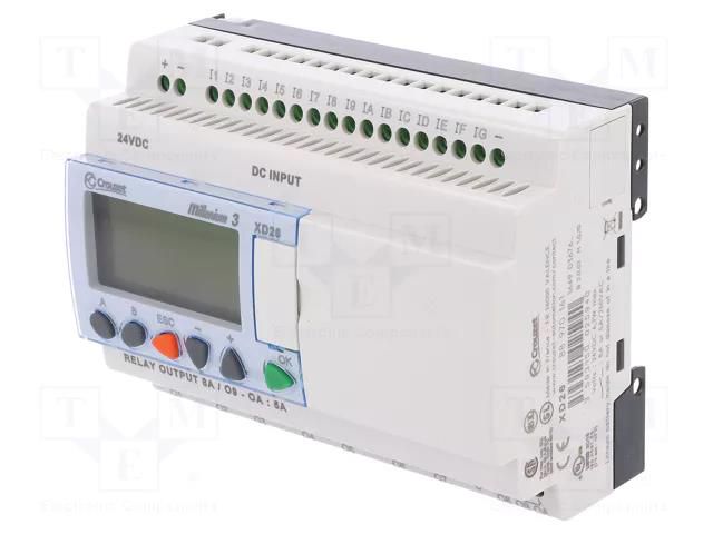 Programmable relay; IN: 16; OUT: 10; Millenium 3 Essential; IP20 CROUZET CROUZET-88970161