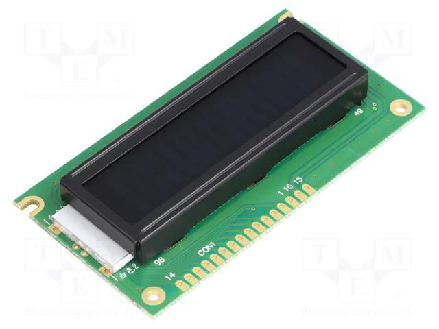 Display: LCD; alphanumeric; STN Negative; 16x2; 84x44x13.2mm; LED POWERTIP NPC1602WRP-FWA-I