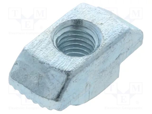 Nut; for profiles; Width of the groove: 8mm; steel; zinc; T-slot FATH FA-096H08530