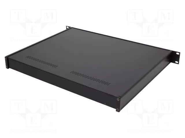 Enclosure: rack mounting; Standard: 19"; 1U; black; Z: 44mm; X: 482mm COMBIPLAST CP-37-3B