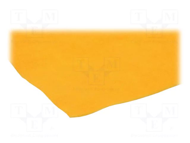 Upholstery cloth; 1500x700x3mm; yellow; self-adhesive 4CARMEDIA CLT.30.007