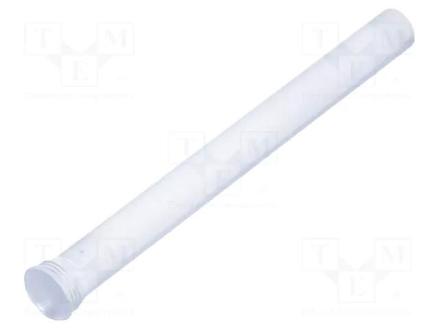 Fiber for LED; Ø5mm; L: 45mm; round; Front: flat; straight MENTOR 1293.1401