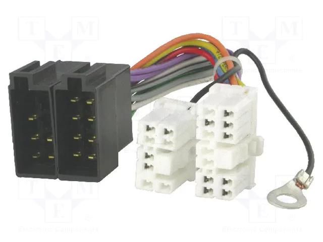 Connector; radio,ISO; Mazda; PIN: 20 4CARMEDIA ZRS-114