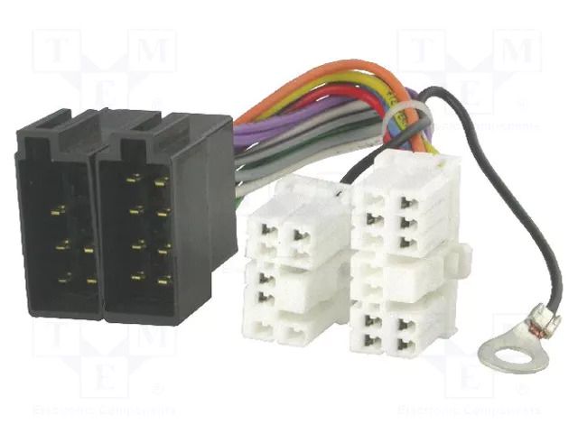 Connector; radio,ISO; Mazda; PIN: 20 4CARMEDIA ZRS-114