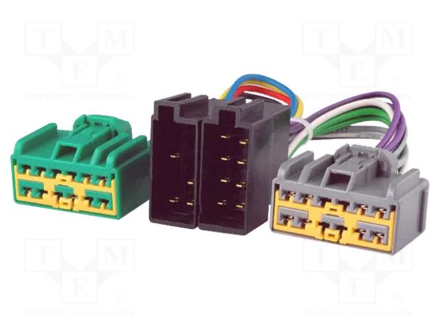 Connector; radio,ISO; Volvo; PIN: 24 4CARMEDIA ZRS-126