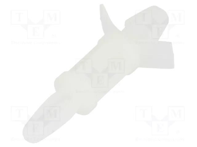 PCB distance; polyamide; L: 12.7mm; snap fastener; natural DREMEC DR8G813V40352