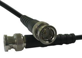 RF COAX CABLE, RG59, BNC PLUG, 2M, BLACK 115101-20-M2.00