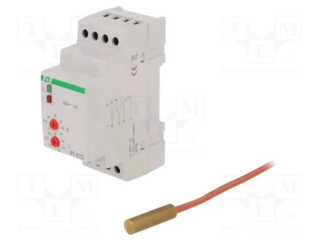 Module: regulator; temperature; NO / NC; for DIN rail mounting F&F RT-823