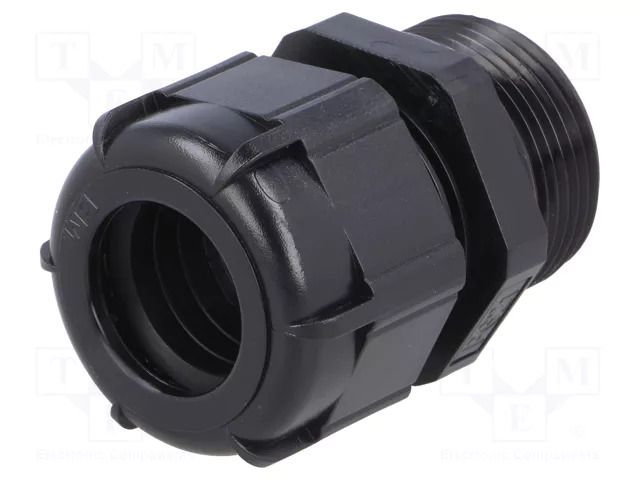 Cable gland; with long thread; PG21; IP68; polyamide; black BM GROUP BM4021LN