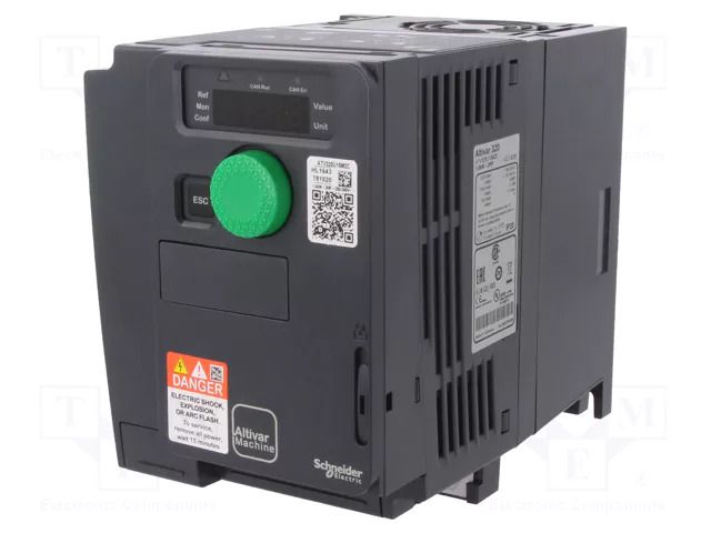 Vector inverter; Max motor power: 1.5kW; Usup: 200÷240VAC; IN: 9 SCHNEIDER ELECTRIC ATV320U15M2C