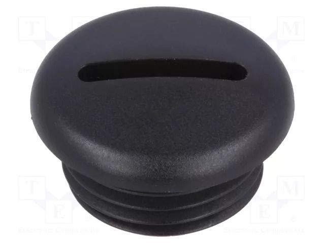 Stopper; M16; 1.5; polyamide; black; 8mm FIX&FASTEN FIX-SPMA-16B