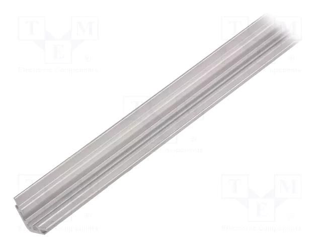 Profile; aluminium; L: 1000mm; X: 23mm; Z: 23mm FISCHER ELEKTRONIK GB-19-1000-AL