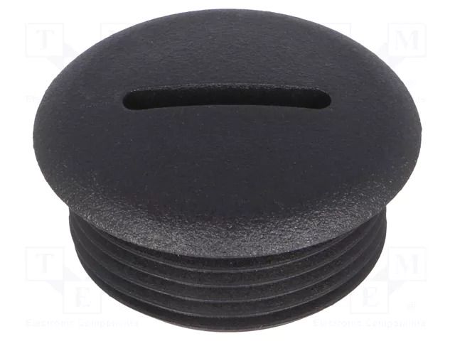 Stopper; M25; 1.5; polyamide; black; 11mm FIX&FASTEN FIX-SPMA-25B