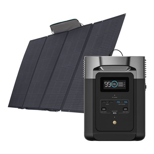 Bundle: Power station EcoFlow Delta 2 + portable solar panel 400W, ECOFLOW D2-400W-SB