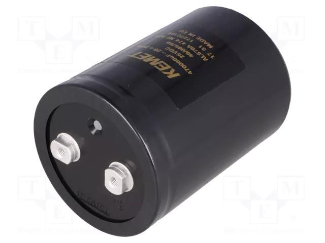 Capacitor: electrolytic; 470mF; 25VDC; Ø77x105mm; Pitch: 31.8mm KEMET ALS70A474NF025