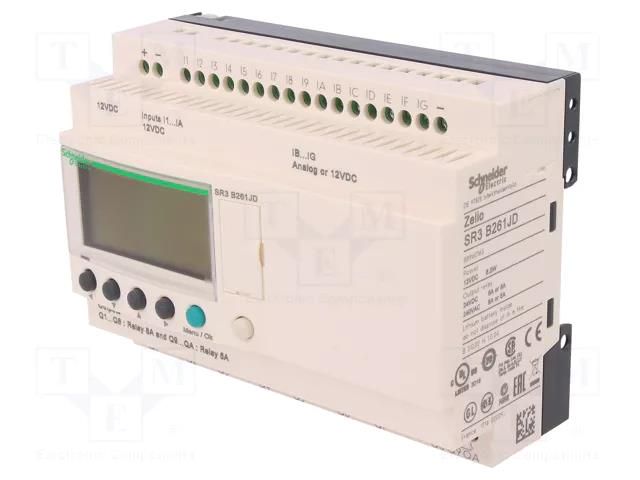 Programmable relay; IN: 16; Analog in: 6; OUT: 10; Zelio Logic; IP20 SCHNEIDER ELECTRIC SR3B261JD