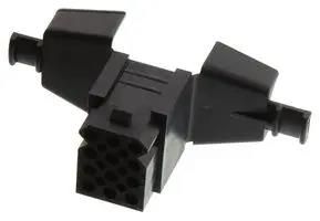SOCKET WITH HOOD, 12WAY SMS12RDH1