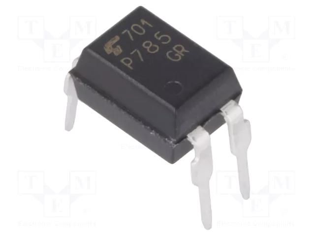 Optocoupler; THT; Ch: 1; OUT: transistor; Uinsul: 5kV; Uce: 80V; DIP4 TOSHIBA TLP785-D4-GR.F-C