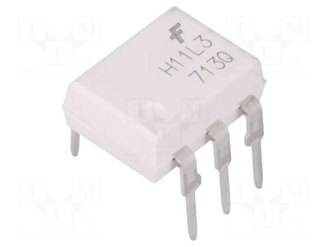 Optocoupler; THT; Ch: 1; OUT: Schmitt trigger; 4.17kV; DIP6; H11LXM ONSEMI H11L3M