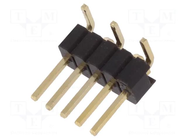Connector: pin strips; pin header; male; PIN: 5; vertical; SMT; 1x5 CONNFLY ZL321-5P