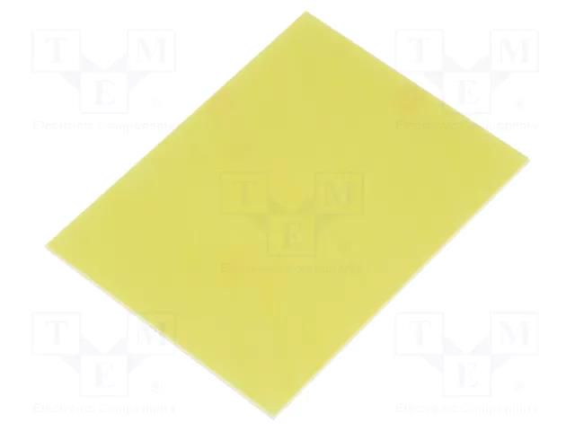 Laminate; FR4,epoxy resin; 2mm; L: 100mm; W: 75mm SOLDER PEAK LAM75X100/2.0