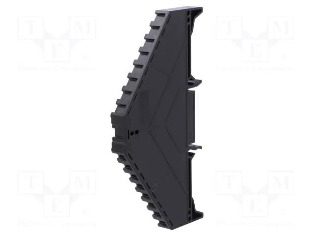 Marker holder; black; TS35 x 7.5 WEIDMÜLLER BZTPRV8SW35X7.5
